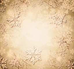 Christmas Snowflakes Background