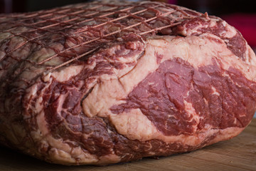Raw Prime Rib