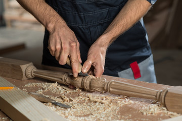 Carpenter at work