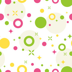 seamless pattern colorful dot