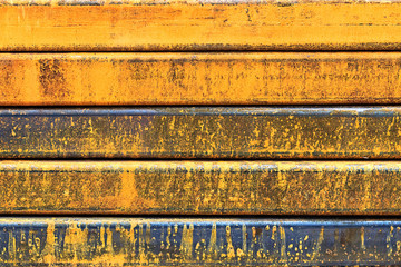 Rusty steel Bar, Closeup