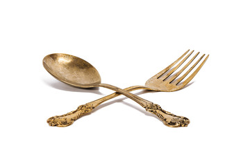 Ancient  spoon and fork