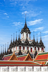 Fototapeta premium Thai Architecture, The Metallic Temple
