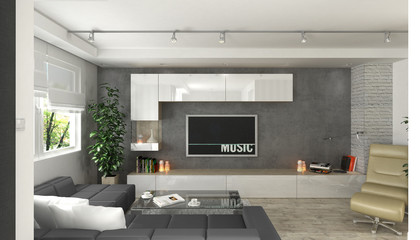 Interior of apartment