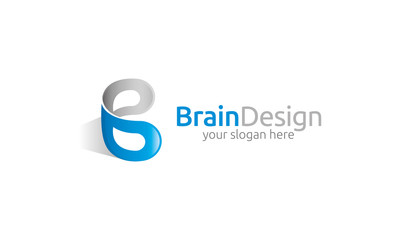 Brain Design Logo