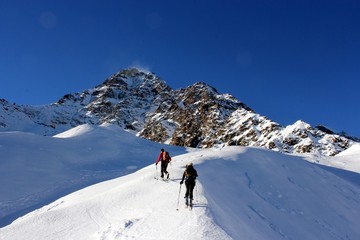 Fototapeta na wymiar ski mountain