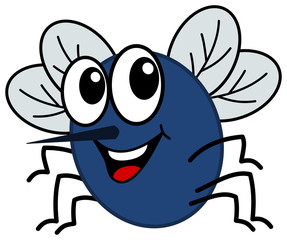 smiling fly