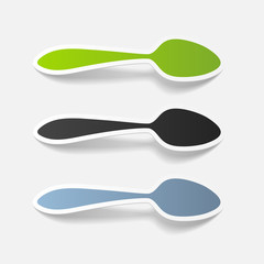 realistic design element: spoon