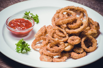 DEEP FRIED CALAMARI SQUID RINGS