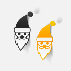 realistic design element: Santa Claus