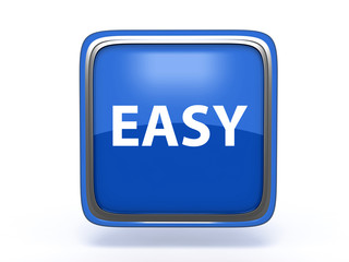 easy square icon on white background