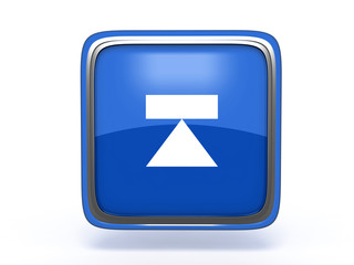 eject square icon on white background