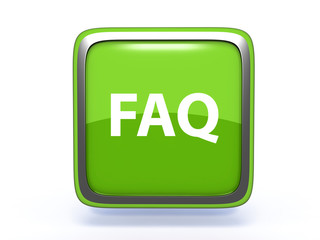 faq square icon on white background