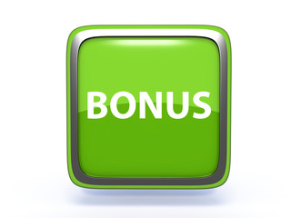 bonus square icon on white background
