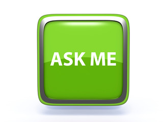 ask me square icon on white background