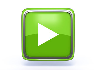 play square icon on white background