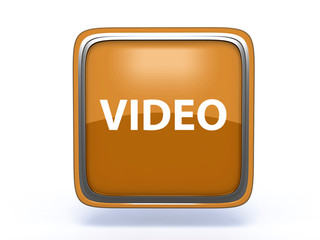 video square icon on white background