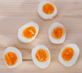 hard-boiled eggs