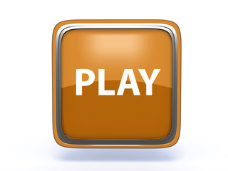 play square icon on white background