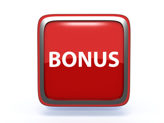 bonus square icon on white background