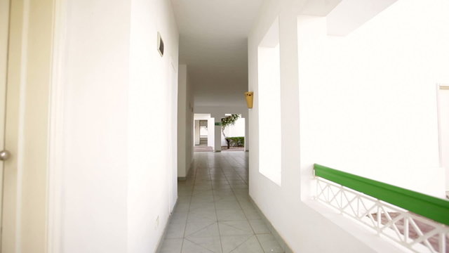Beautiful white corridor