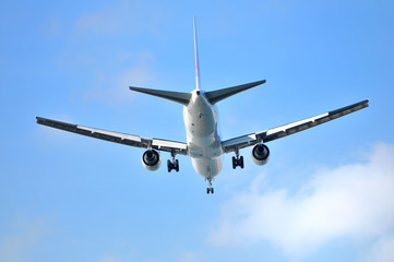 旅客機の着陸