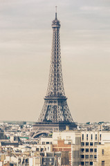 Eiffel tower postcard