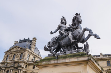 Louis XIV statue Louvre