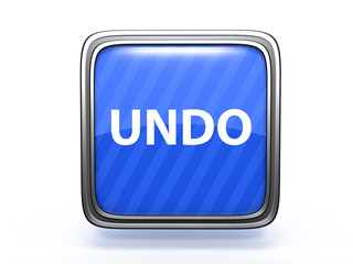 undo square icon on white background