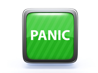 panic square icon on white background