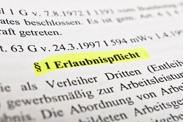 AüG Erlaubnispflicht