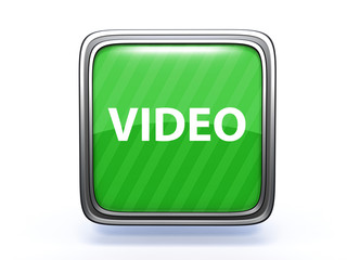 video square icon on white background