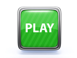 play square icon on white background