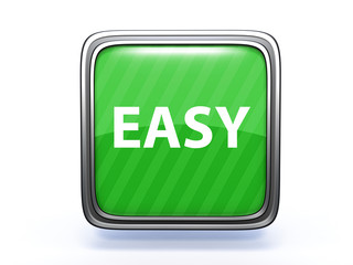 easy square icon on white background