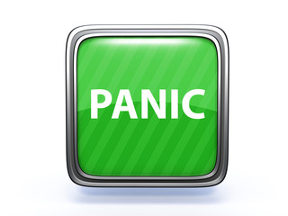 panic square icon on white background