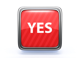 yes square icon on white background