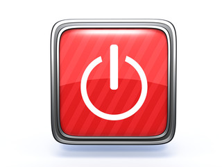 power square icon on white background