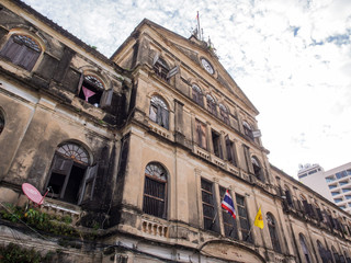 Old colonial art building in Bangkok