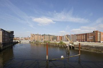 Elbtorquartier in Hamburg vor Beginn der Bauarbeiten 2009