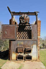 Alte Dampfmaschine, Otjikotosee, Tsumeb, Namibia, Afrika