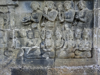 Borobudur temple in Indonesia