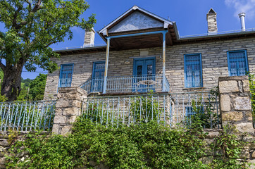Traditional architecture in Nimfaio village, Florina, Greece