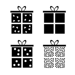 gift icon set vector illustration