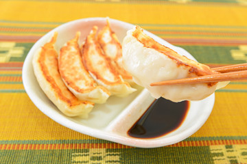 美味しそうな焼き餃子