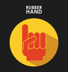 rubber hand