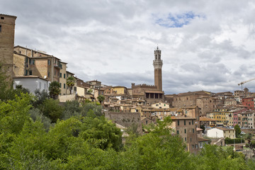 Fototapeta na wymiar Siena in Tuscany