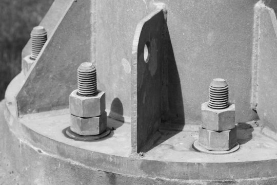 B&W pipe flange with bolts