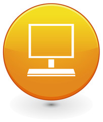 Computer monitor icon