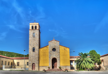 Fototapeta na wymiar Santa Maria la Palma church in hdr