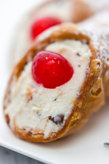 Sicilian cannoli from Italy
